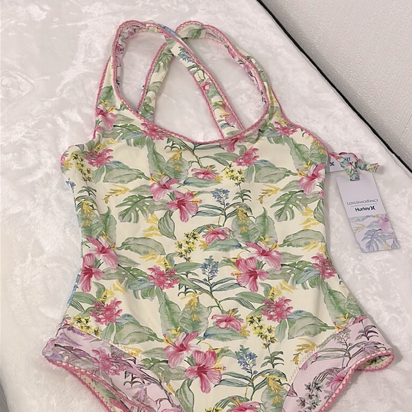 LoveShackFancy Swim Love Shack Fancy X Hurley One Piece Swimsuit Size Small New Poshmark